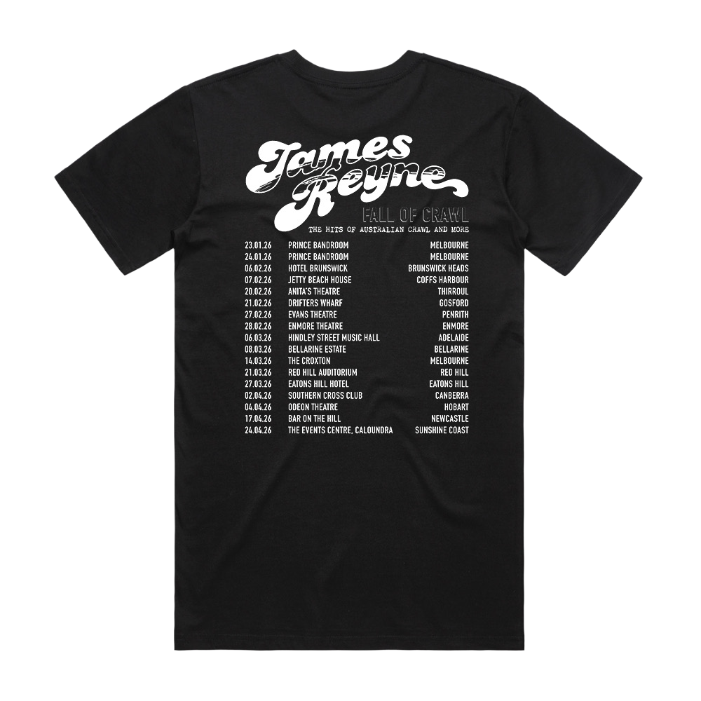 James Reyne — James Reyne Official Merchandise — Band T-Shirts