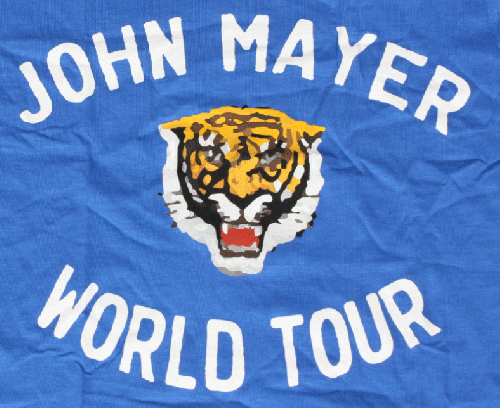 Tiger Womens Royal Blue Tshirt   by John Mayer
