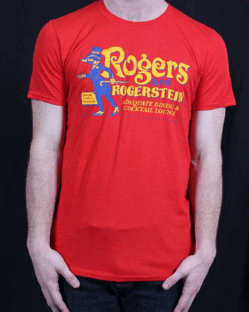Rogerstein Red Tshirt by Tim Rogers