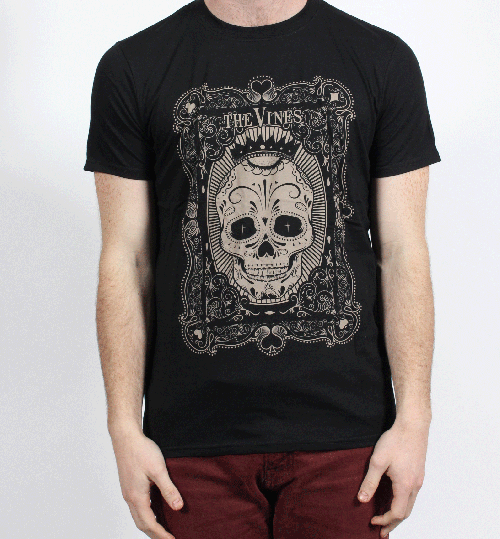 Skull Black Tshirt by The Vines