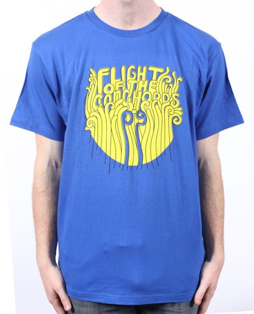 Worm Blue Tshirt by Flight Of The Conchords