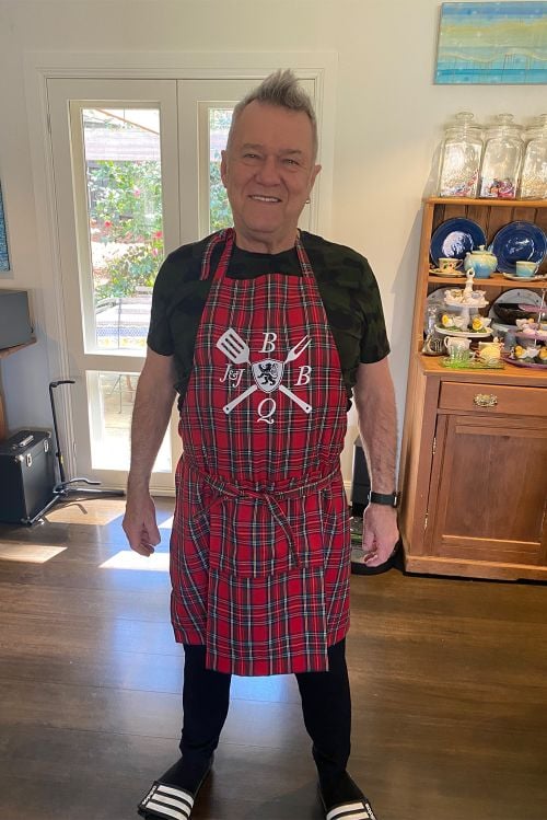 WHERE THE RIVER BENDS (Signed Copy) & APRON by Jimmy Barnes