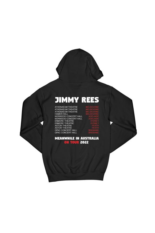 MEANWHILE IN AUSTRALIA BLACK HOODY by Jimmy Rees