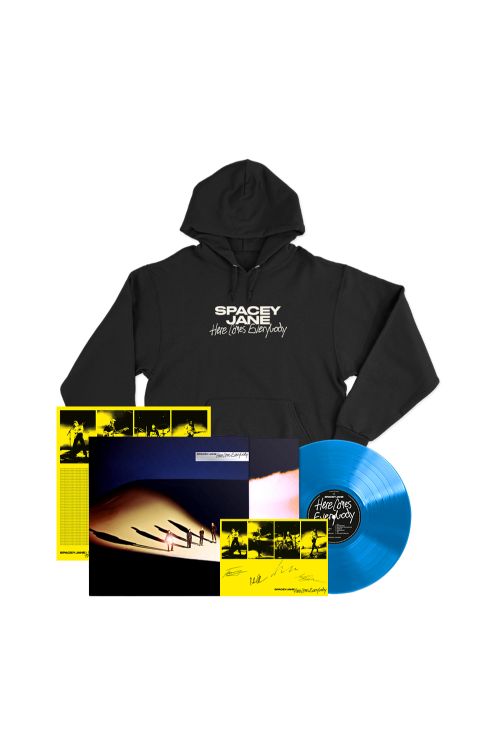 SIGNED LIMITED EDITION Blue Vinyl + Hoodie by Spacey Jane