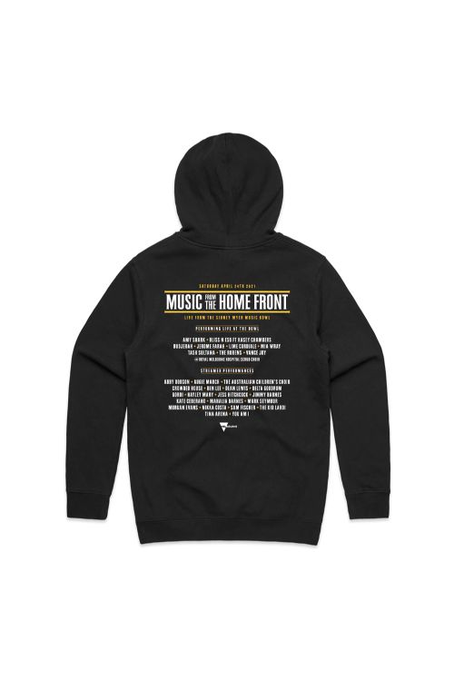 Event 2021 Unisex Black Hoody by Music From The Homefront
