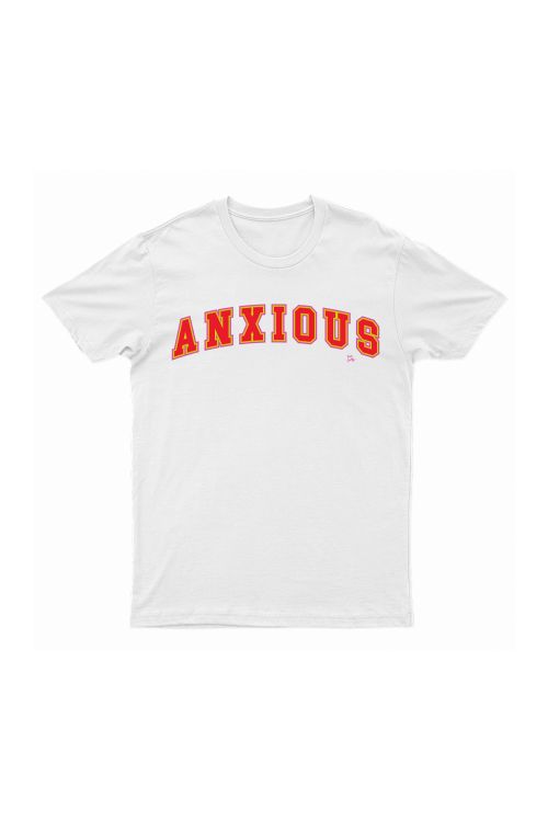 Anxious White Tshirt by Tom Cardy