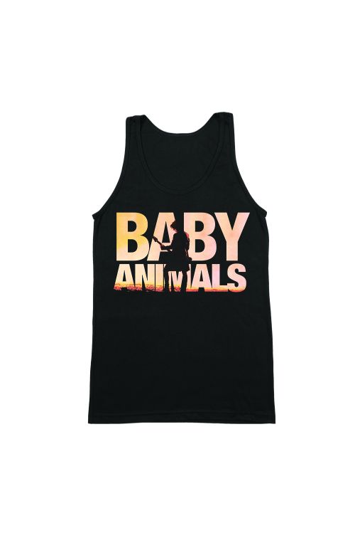 Silhoutte Black 2019 Tour Tank (Front Print Only) by Baby Animals