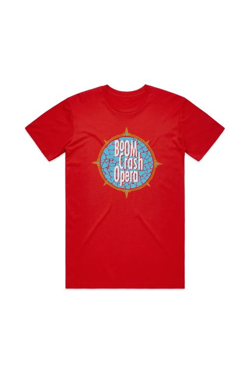 Crazy Times 2020 Red Tshirt w/dateback by Boom Crash Opera