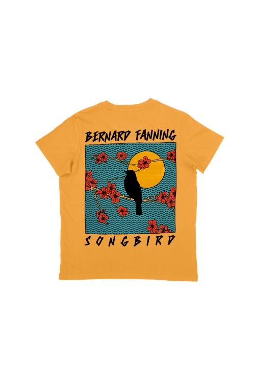 Songbird Mustard Ladies T Shirt by Bernard Fanning