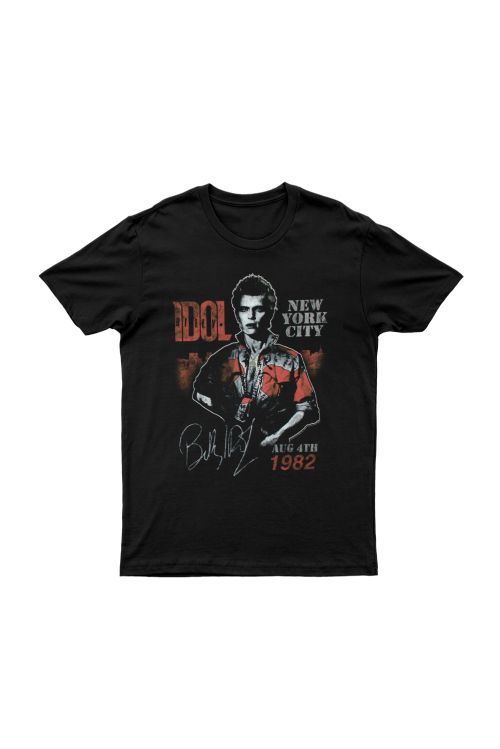 August 82 NYC Black Tshirt by Billy Idol