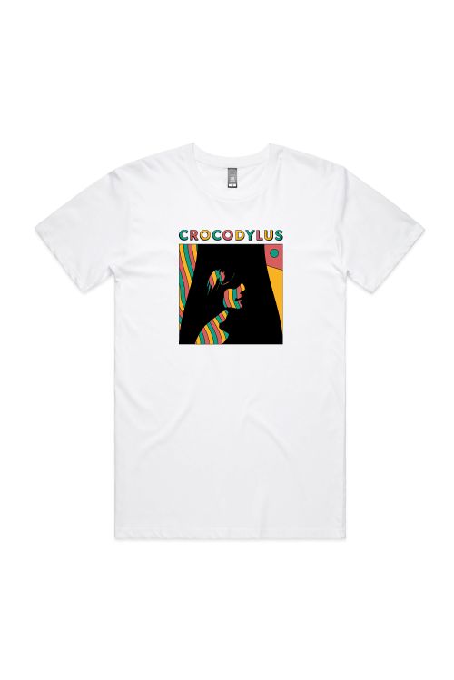 Silhouette White Tshirt by Crocodylus