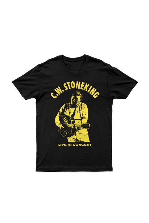 Live in Concert Black Tshirt by C.W. Stoneking