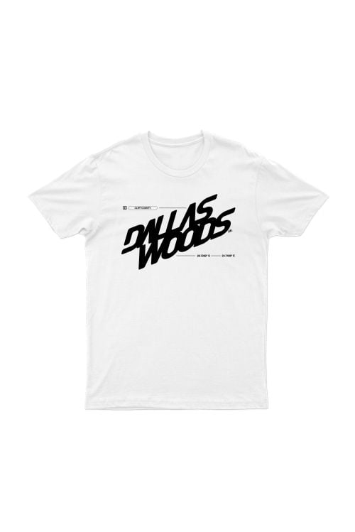 93 Logo White Tshirt by Dallas Woods