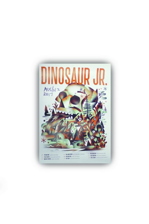 Poster 2017 Tour by Dinosaur Jr