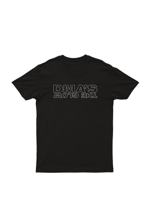 Reverse Glow Black Tshirt by DMA'S