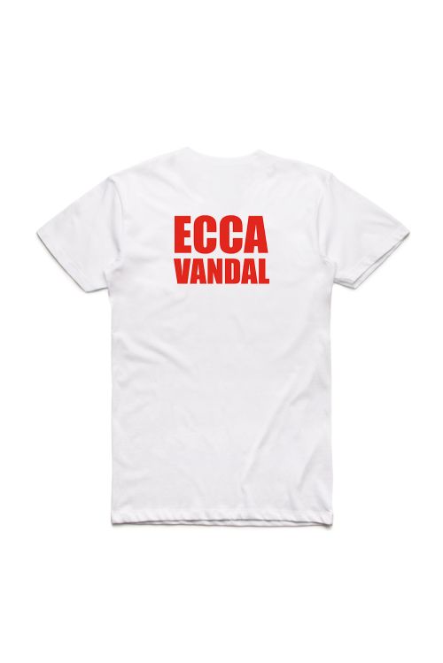 Finger White Tshirt by Ecca Vandal
