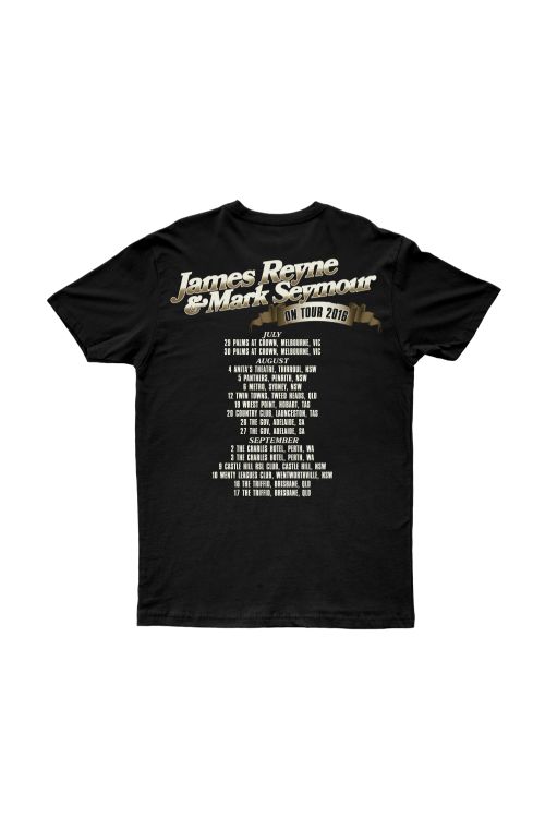 James Reyne/Mark Seymour Caravan Black Tour 2016 Tshirt by James Reyne