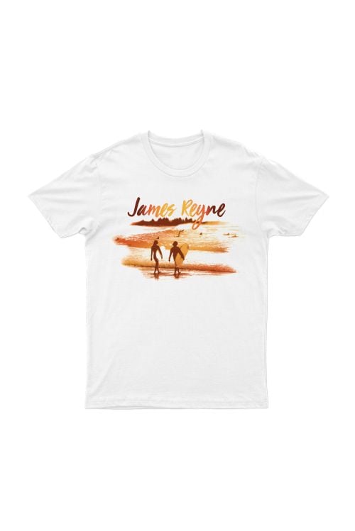 Sunset White Tshirt by James Reyne