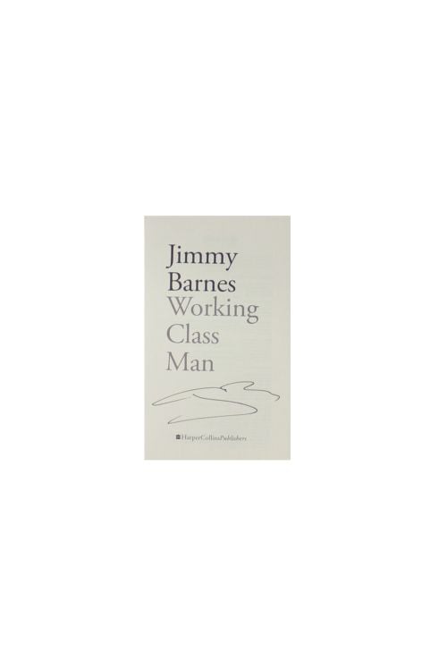 'Working Class Man' Book - Signed Copy! by Jimmy Barnes