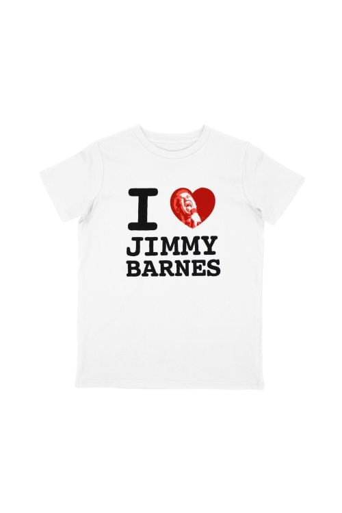 'I Love Jimmy Barnes' Kids T-shirt by Jimmy Barnes