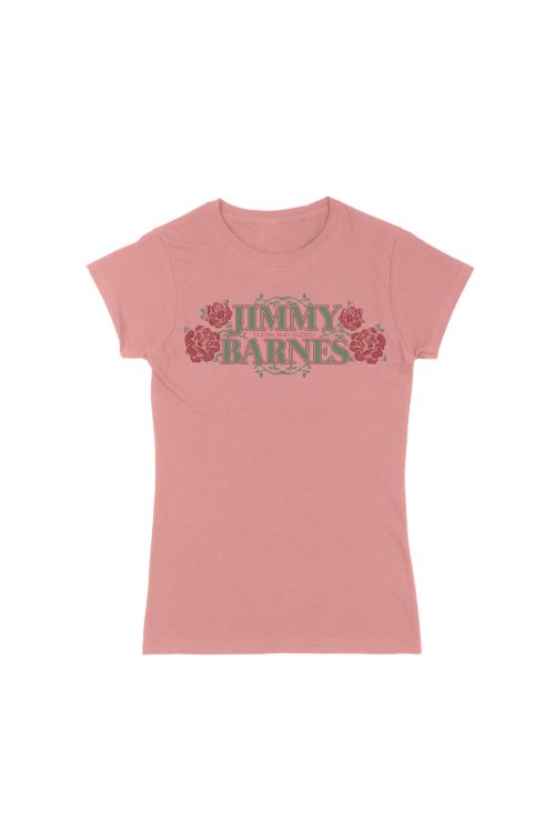 Faded Rose Ladies Tshirt by Jimmy Barnes