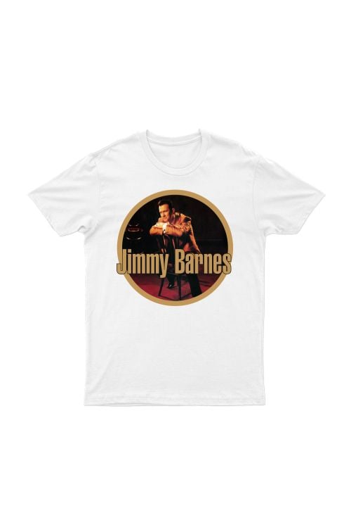 SD30 White T Shirt by Jimmy Barnes