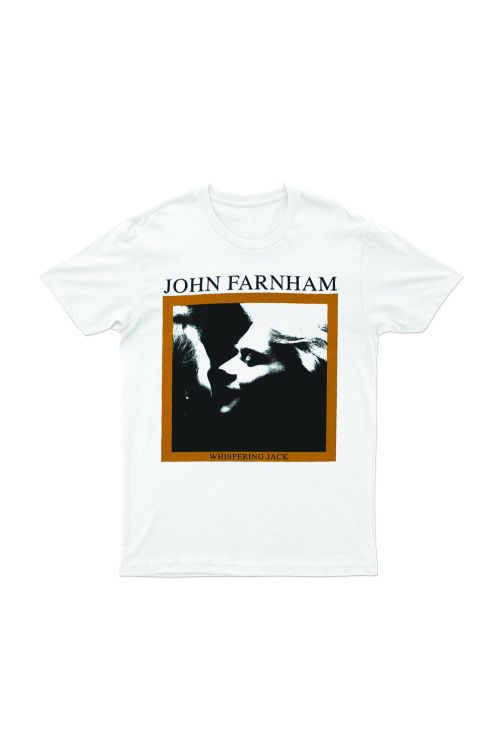 Whispering Jack 30th Anniversary White Tshirt by John Farnham
