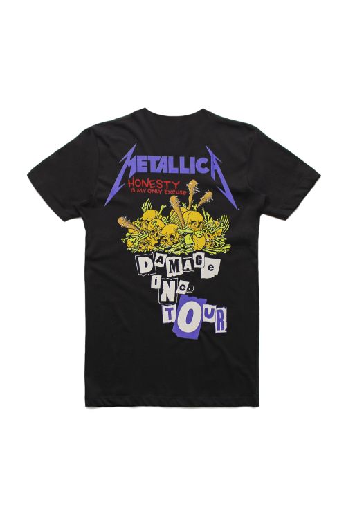 Damage Inc Black Tshirt by Metallica