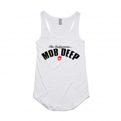 Bad Apples Music - Indigenous Mob Deep White Tank by Bad Apples Music