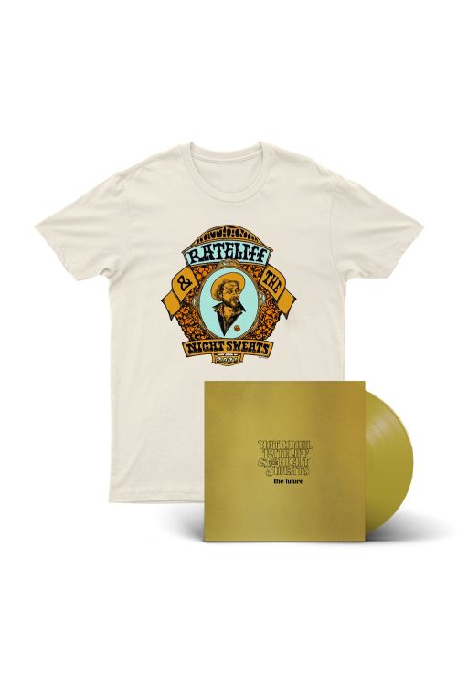THE FUTURE GOLD VINYL /PORTRAIT NATURAL TSHIRT by Nathaniel Rateliff & The Nightsweats