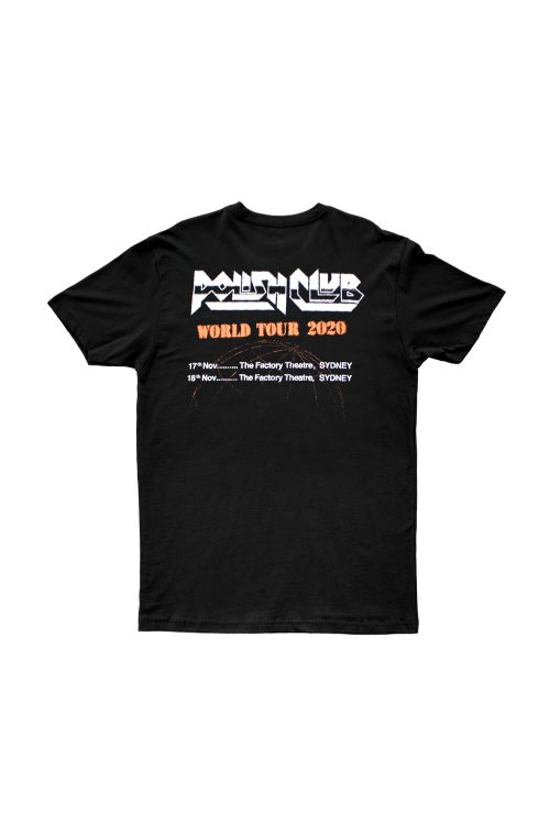 World Tour Black Tshirt by Polish Club
