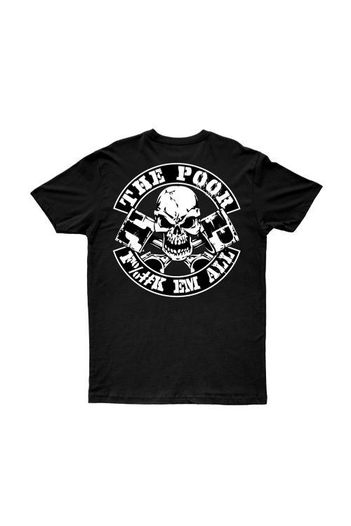 Classic Large Logo Black Tshirt by The Poor