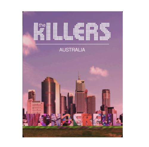 Australian Exclusive Lithograph (Heavy Stock) by The Killers