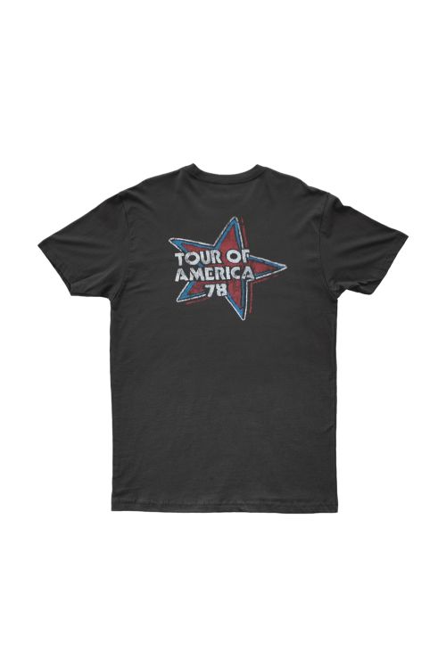 TOUR OF AMERICA CHARCOAL TSHIRT by The Rolling Stones