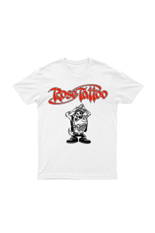 WE CANT'T BE BEATEN - WHITE T SHIRT by Rose Tattoo