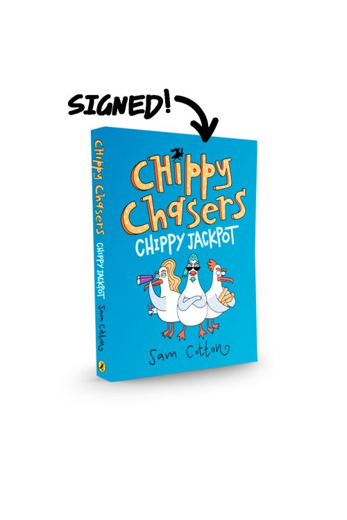 SIGNED Chippy Chasers Chippy Jackpot Book Bundle by Sam Cotton