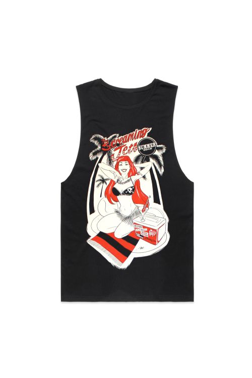 Pinup/Red Hot Summer 2019 Black Tank by The Screaming Jets