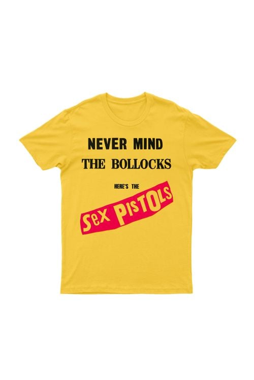 Never Mind The Bollocks Yellow Tshirt by Sex Pistols