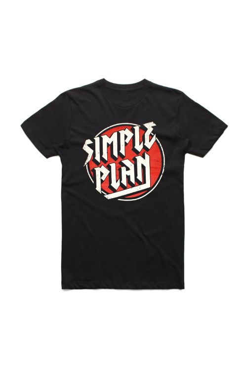 Metal Black Tshirt by Simple Plan
