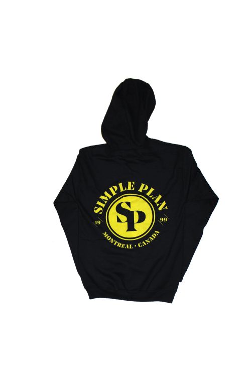 Black Logo Hoody   by Simple Plan