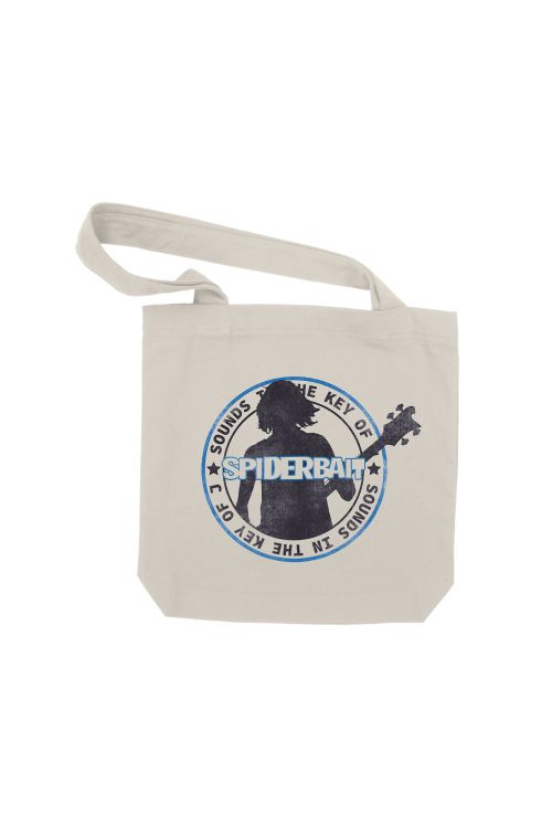 Janet Silhouette Natural Tote Bag by Spiderbait