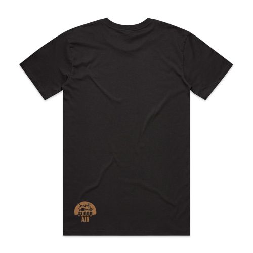 FLOOD RELIEF Coal Brown Print Tshirt by Splendour in the Grass