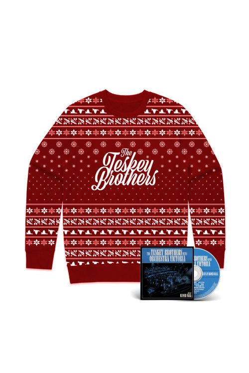 Red Xmas Sweater/The Teskey Brothers with Orchestra Victoria - Live at Hamer Hall CD Bundle by The Teskey Brothers
