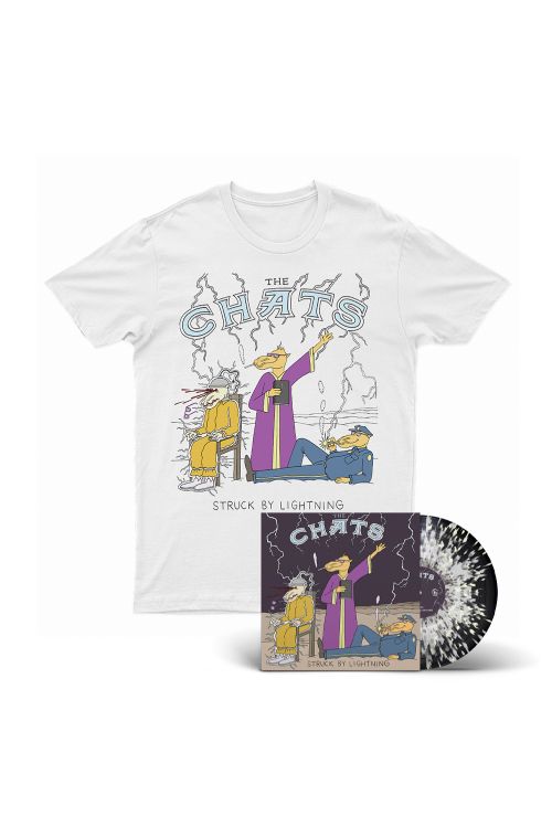 Struck By Lightning 7" Colour Vinyl + Tshirt Bundle by The Chats