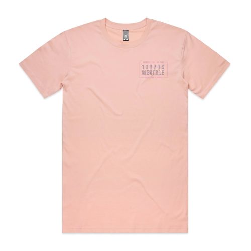 Sally pale pink t-shirt by Thundamentals