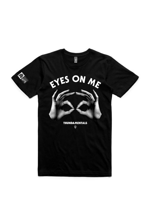 Eyes on Me Black Tshirt by Thundamentals