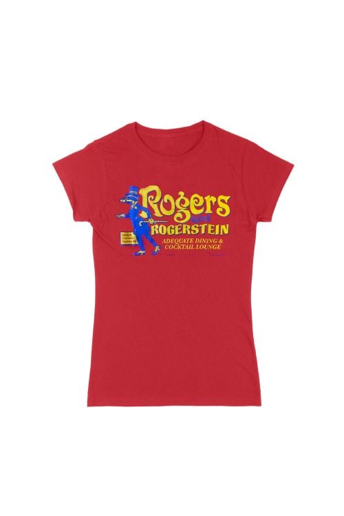 Rogerstein Ladies Red Tshirt by Tim Rogers