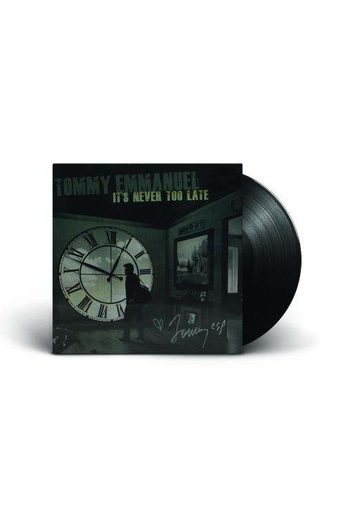 It's Never Too Late Vinyl (2015) Gatefold Sleeve Limited Signed by Tommy Emmanuel