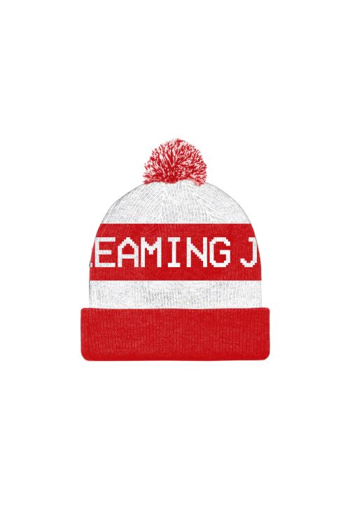 All For One - 30 Year Anniversary Edition Beanie (White/Red) by The Screaming Jets