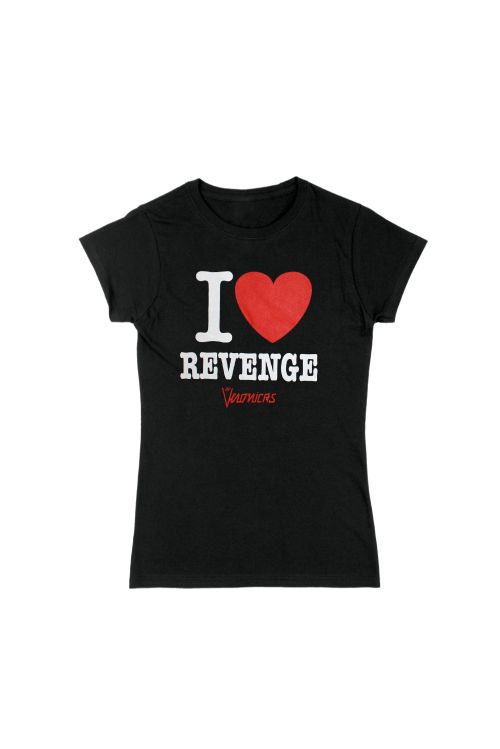 I Heart Revenge Black Tshirt by The Veronicas